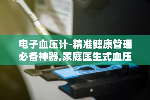电子血压计-精准健康管理必备神器,家庭医生式血压监测,让您安心无忧