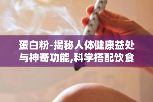 蛋白粉-揭秘人体健康益处与神奇功能,科学搭配饮食,助力健康生活