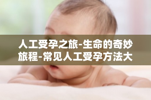人工受孕之旅-生命的奇妙旅程-常见人工受孕方法大解析