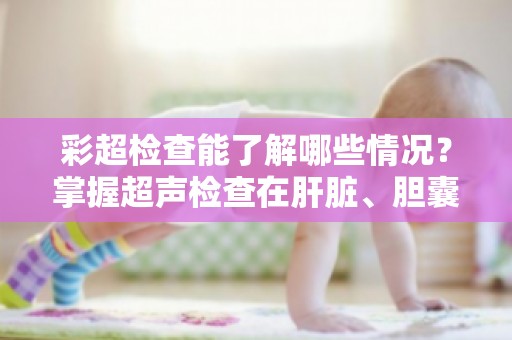 彩超检查能了解哪些情况？掌握超声检查在肝脏、胆囊等腹部器官的诊断要点